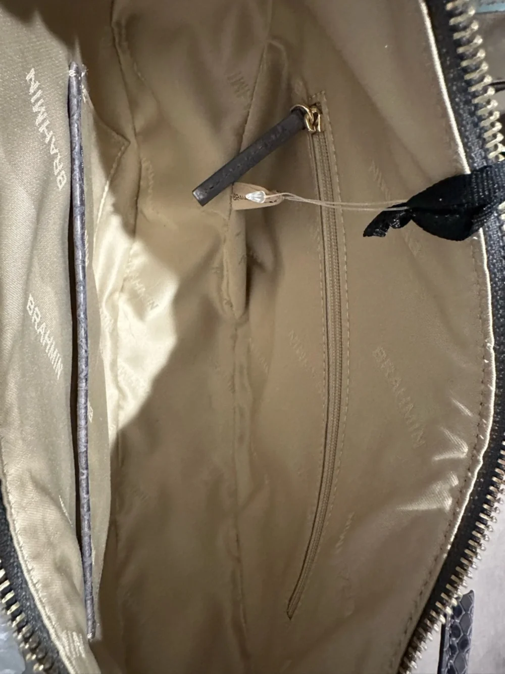 Brahmin Percy Charcoal Zostera EUC - Picture 6 of 6